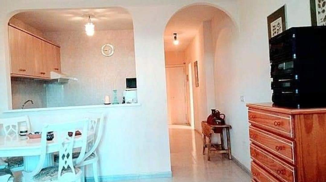 Apartamento En Mijas Con Terraza, Capacidad Para 5 Personas Con Piscina De Temporada Малага Экстерьер фото